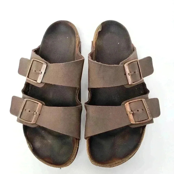 Birkenstock Shoes - Birkenstock Mayari Birko-Flor Tobacco Brown Cognac Sandals